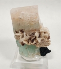 Beryl var. Aquamarine / Morganite, Toca da Onca Pegmatite, Minas Gerais, Brazil