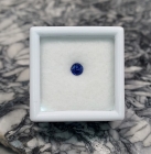 Faceted Benitoite, Round Cut, .23 cts., VVS