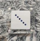 Faceted Benitoite Calibrated Color Line, 2.0 mm, Dark Blue