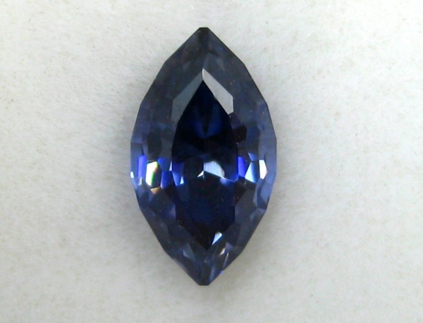 Benitoite, 1.11 carats, Marquise Cut, VVS, with G.I.A. Report