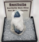 Triple Terminated Benitoite, Benitoite Gem Mine, San Benito County, California