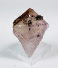 Fluorite with Quartz, "Dissolution Corner" w/ Hydrocarbon Inclusions, Elmwood Mine, Tenn.