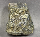 Gold on Bornite w/ gold bearing pyrite, 39A Stope, 1300 level, Cole Shaft, Bisbee, Arizona
