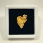Heart-shaped Gold Nugget, 6.35g, Caborca, Sonora, Mexico