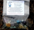 Mineral & Gems of the World Pack, 1/2 pound / 1134 carats