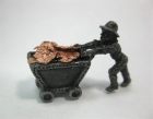 Pewter Ore Cart with Copper