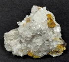 Calcite, Quartz & Sphalerite, Empire State Zinc Mine #4, 3800' level, Balmat, New York